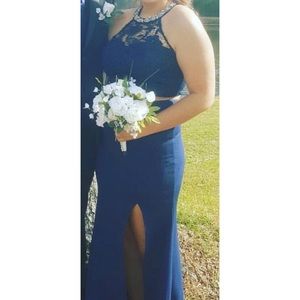 Two piece Navy Prom or homecoming dress